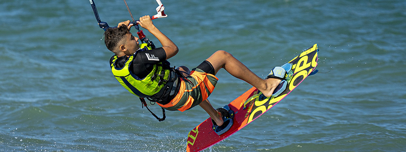 błędy podczas nauki na desce kite
