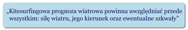 kitesurfingowa prognoza wiatrowa