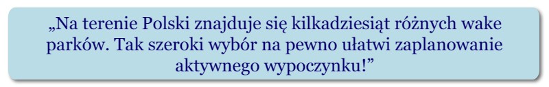 gdzie w Polsce na wakeboarding?