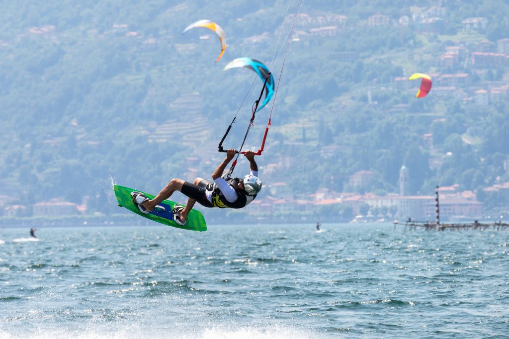 Kitesurfing i kajaki