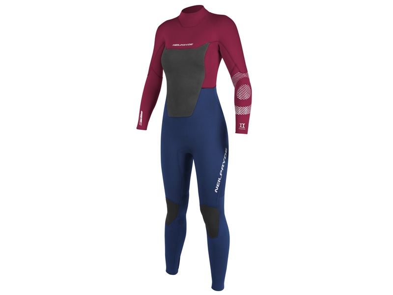 przegląd pianek – Neil Pryde Spark Fullsuit 5/4/3 GBS Navy / Blood Red C2 2019