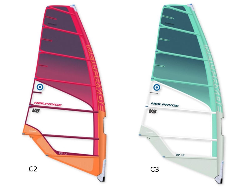 przegląd żagli windsurfingowych – Neil Pryde V8