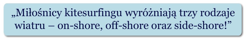 kitesurfing wiatr