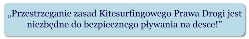 kitesurfingowe prawo drogi