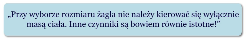 jaki rozmiar żagla windsurfingowego