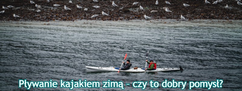 spływ kajakowy zimą