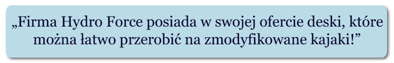 zestawy SUP Hydro Force