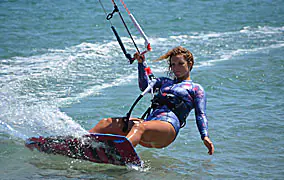 Kitesurfing