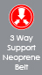 3Way Support Neoprene Belt