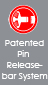 Patented Pin Release Bar System