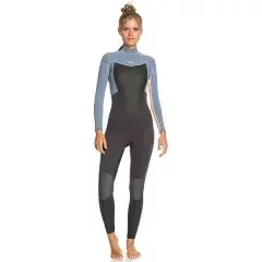 Pianka Roxy 5/4/3mm Prologue Back Zip GBS Cloud Black/Powdered Grey/Sun Glow
