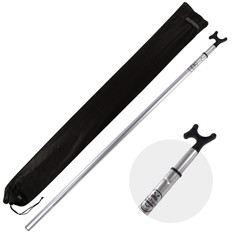 Składany Aluminiowy Teleskopowy Bosak 125 - 220 cm John Paddle z Hakiem oraz pokrowcem