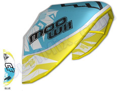 Latawiec Crazy Fly MooWii Blue + Bar 2013