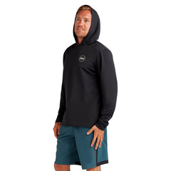 Koszulka Dakine Mission LOOSE FIT L/S HOOD z Kapturem Black