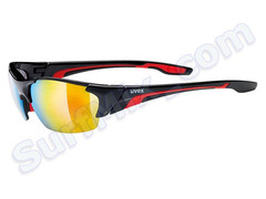 Okulary Uvex Blaze 3 Black Red 2316  2015