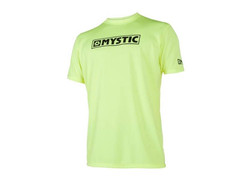 Koszulka krótki rękaw Mystic Lycra Star S/S Quickdry Lime 2021