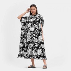 Poncho Roxy Warmy Sunset Anthracite SURF TRIPPIN BICO S