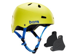 Kask Bern Macon H2O Matte Neon Yellow + Nauszniki