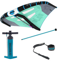 Zestaw DUOTONE Foil Wing Slick SLS Mint Dark-Grey + Pompka + Leash