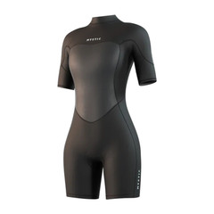 Pianka Mystic Brand Shorty 3/2mm BZ Flatlock Woman Black 2025