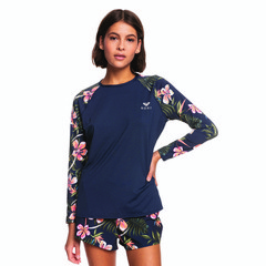 Damska koszulka Roxy LS Mood Indigo Tropica Depht 2023