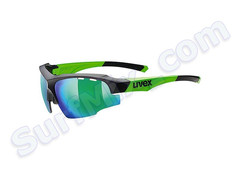 Okulary Uvex Sportstyle Sgl 107 Black Mat Green 2716