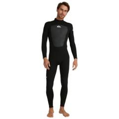 Pianka Quiksilver 3/2mm Prologue Men Back Zip Steamer Wetsuit Black 2022