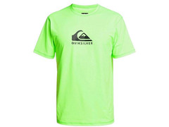 Koszulka krótki rękaw Quiksilver Solid Streak SS Rashguard UPF 50 Green Gecko 2021