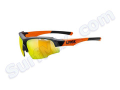 Okulary Uvex Sportstyle Sgl 107 Black Mat Orange 3216