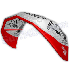 Zestaw latawiec Crazy Fly MooWii + bar Equip + Pompka 2011
