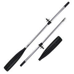 Aluminiowe Wiosło Szalupowe Rozkładane do łodzi John Paddle + manszeta + Dulka (komplet - 2 sztuki)