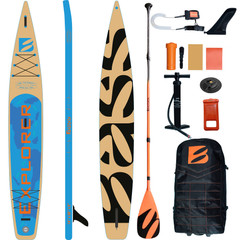 Deska SUP Bass Explorer 14 Lux 2023 (427x76x15cm) + Wiosło + Leash + Pompka + plecak 2023