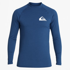 Koszulka juniorska Quiksilver Everyday UPF 50 LS Surf Tee Monaco Blue Heather 2024