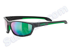 Okulary Uvex Sportstyle Sgl 212 Pola Black Green 2770  2015