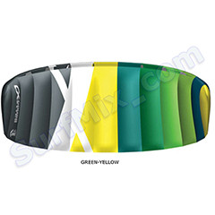 Latawiec treningowy Cross Kites AIR New Green Yellow