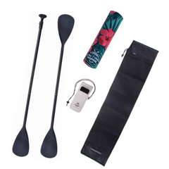 Zestaw Wiosło SUP/Kajak John Paddle V2 170-210/225cm + pokrowiec + odbijacz Flowers + etui