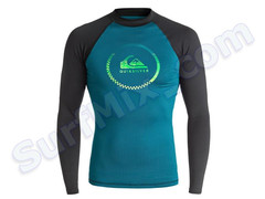 Koszulka długi rękaw Quiksilver Active LS Rash Vest UPF 50 Moroccan Blue Black UQYWR03066