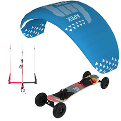 Latawiec komorowy HQ4 Apex 8.0 z Barem + Deska Kheo Flyer