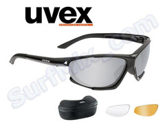 Okulary Uvex Hawk 2210 + dwa dodatkowe zestawy soczewek 2011