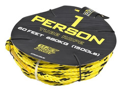 Linka holownicza do dmuchanych zabawek na wodę Jetpilot 1 Person Tube Rope Black/Yellow 2020