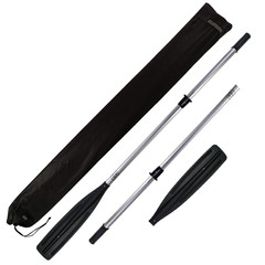 Aluminiowe Wiosło Szalupowe Rozkładane do łodzi John Paddle + manszeta + pokrowiec (komplet - 2 sztuki)