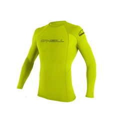 Koszulka ONeill Basic Skins L/S Rash Guard Lime 2023