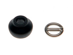 Duotone Stopper Ball Iron Heart with Metal Ring (Click Bar)