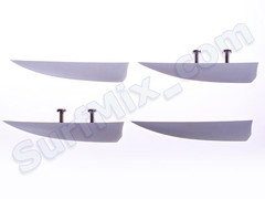 Finy do deski Kite Respect Free White 25mm