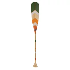 Pagaj John Paddle Beaver Ozdoba Kolorowy Malowany 125 cm WZ3 ze skórzaną pionową zawieszką