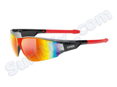 Okulary Uvex Sportstyle Sgl 218 Black Red 2113  2015