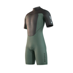 Pianka Mystic Brand Shorty 3/2mm BZ Flatlock Dark Olive 2025