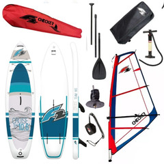 Zestaw Deska WindSUP F2 CRUISE Team Turquise 10.6 + Pędnik Checker + Wiosło