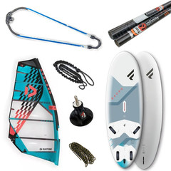 Zestaw Używana Deska Fanatic Gecko 156 żagiel Duotone E_Pace