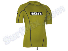 Koszulka ION Rashguard Men SS - Promo Mustard